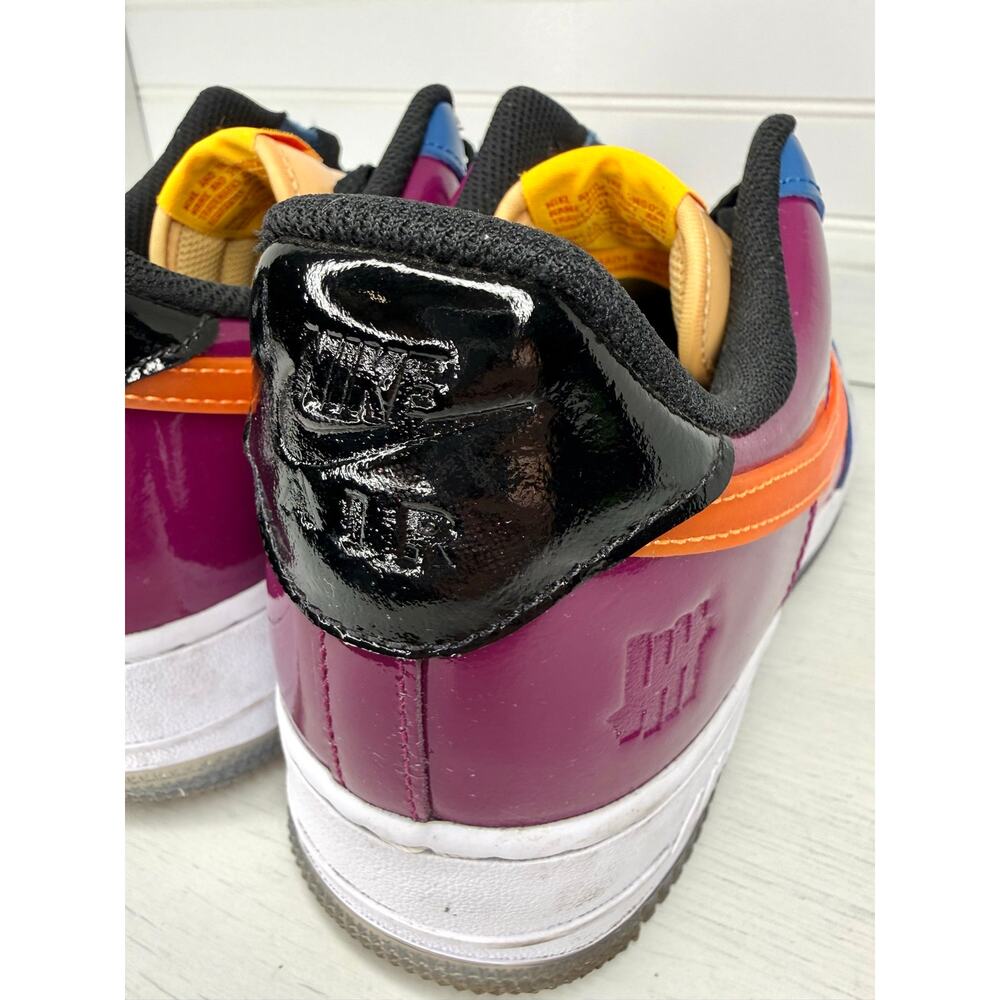 Nike Air Force 1 Low SP Undefeated Multi Patent Leather DV5255-400 Men’s Size 12 - Picture 6 of 9